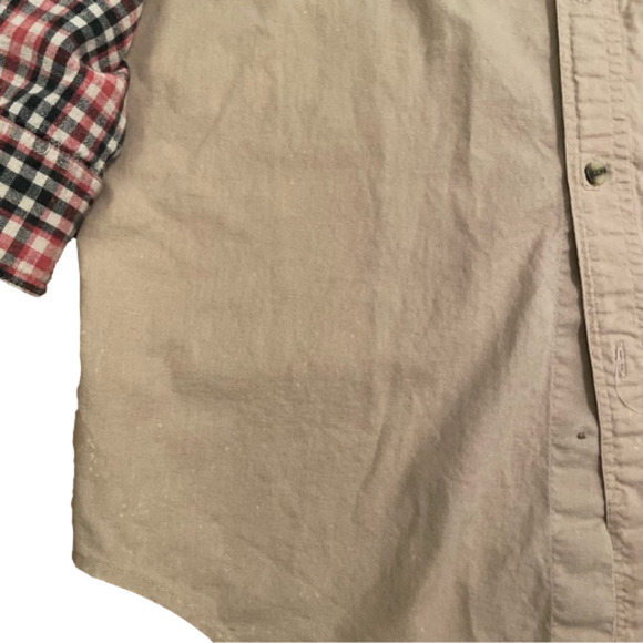 VINTAGE Western Southern Cowboy Cowgirl Plaid Aztec Pattern Shirt Medium - Picture 10 of 12